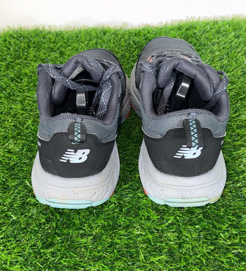 New Balance Women's Gray with Coral Accent Trail Sneakers - Picture 6 of 7
